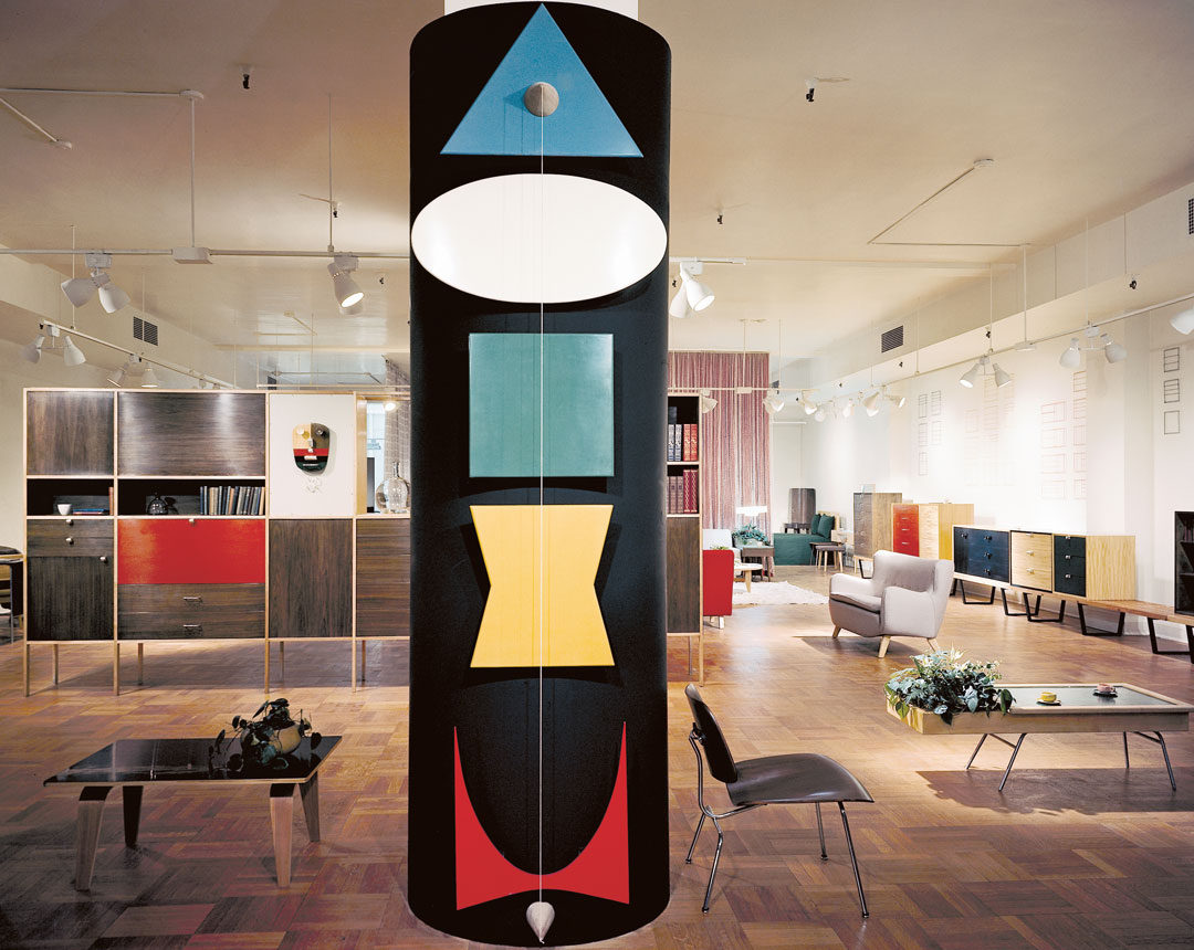 Herman Miller Chicago showroom designed by George Nelson & Co., 1949.