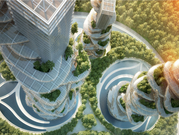 Asian Cairns, Shenzen - Vincent Callebaut