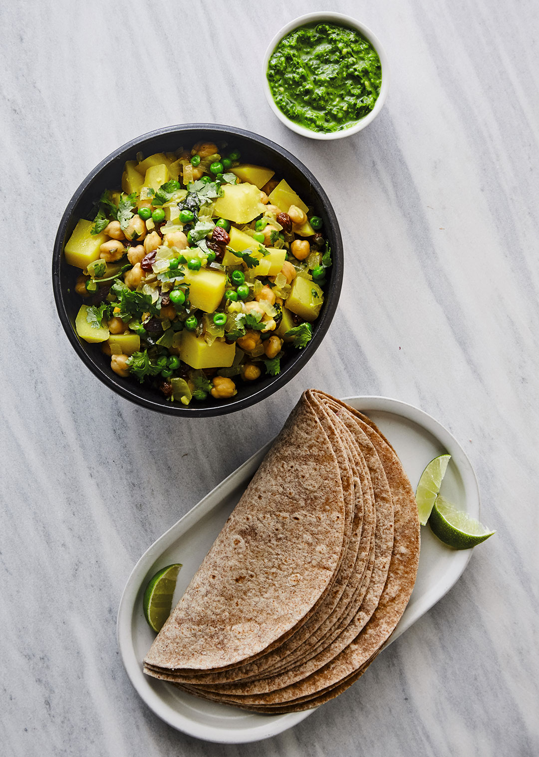 Chickpea Curry Burritos from Vegan: The Cookbook