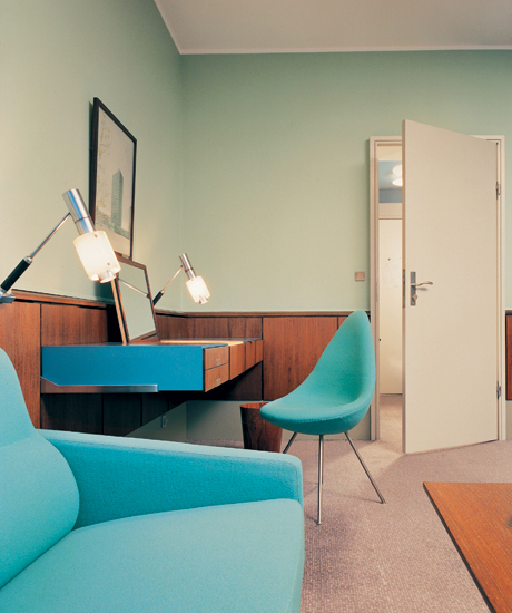 Arne Jacobsen, Room 606. Royal Hotel, SAS House (1955-1960), Copenhagen, Denmark