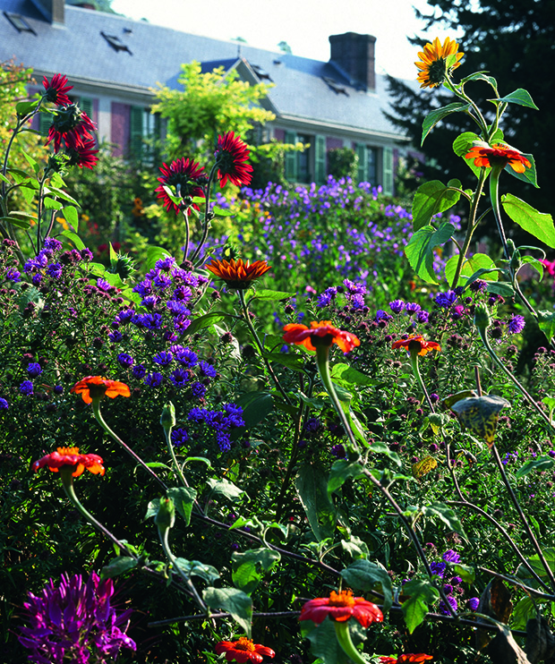 Claude Monet's garden at Giverny. As reproduced in The Gardener's Garden