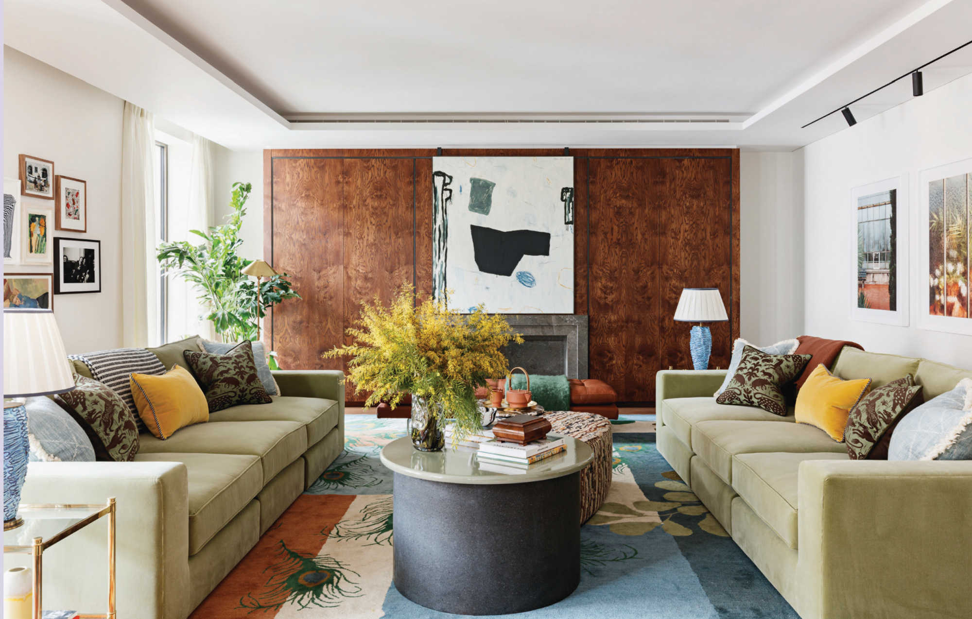 Holland Park Villas, Private Residence, Living Room, London, UK, 2019, by Studio Ashby