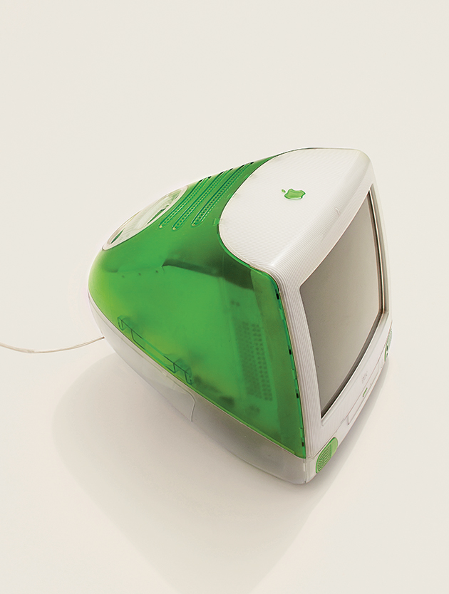 An Apple iMac, as featured in Paul Smith. Photography by Matthew Donaldson