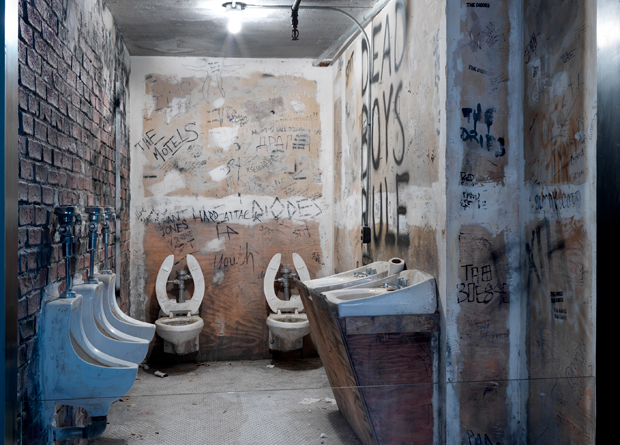 Facsimile of the CBGB's toilets (minus the paddling pool of piss), New York circa 1975 Image © The Metropolitan Museum of Art