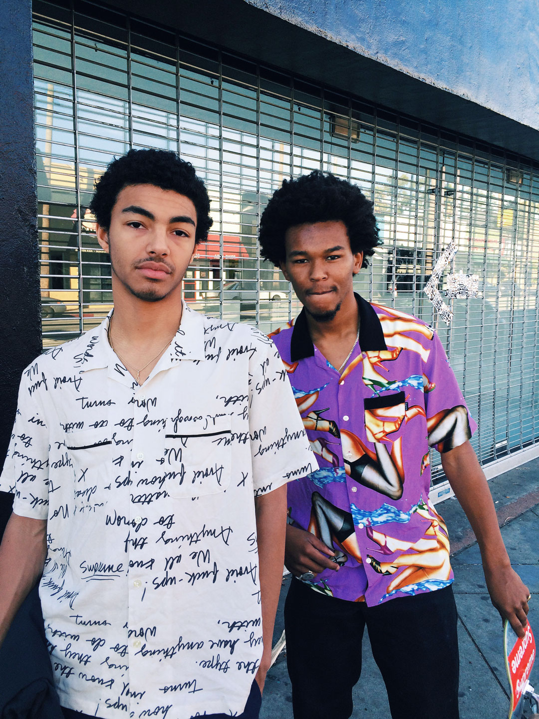 Sage Elsesser and Na-kel Smith by William Strobeck, LA, 2015