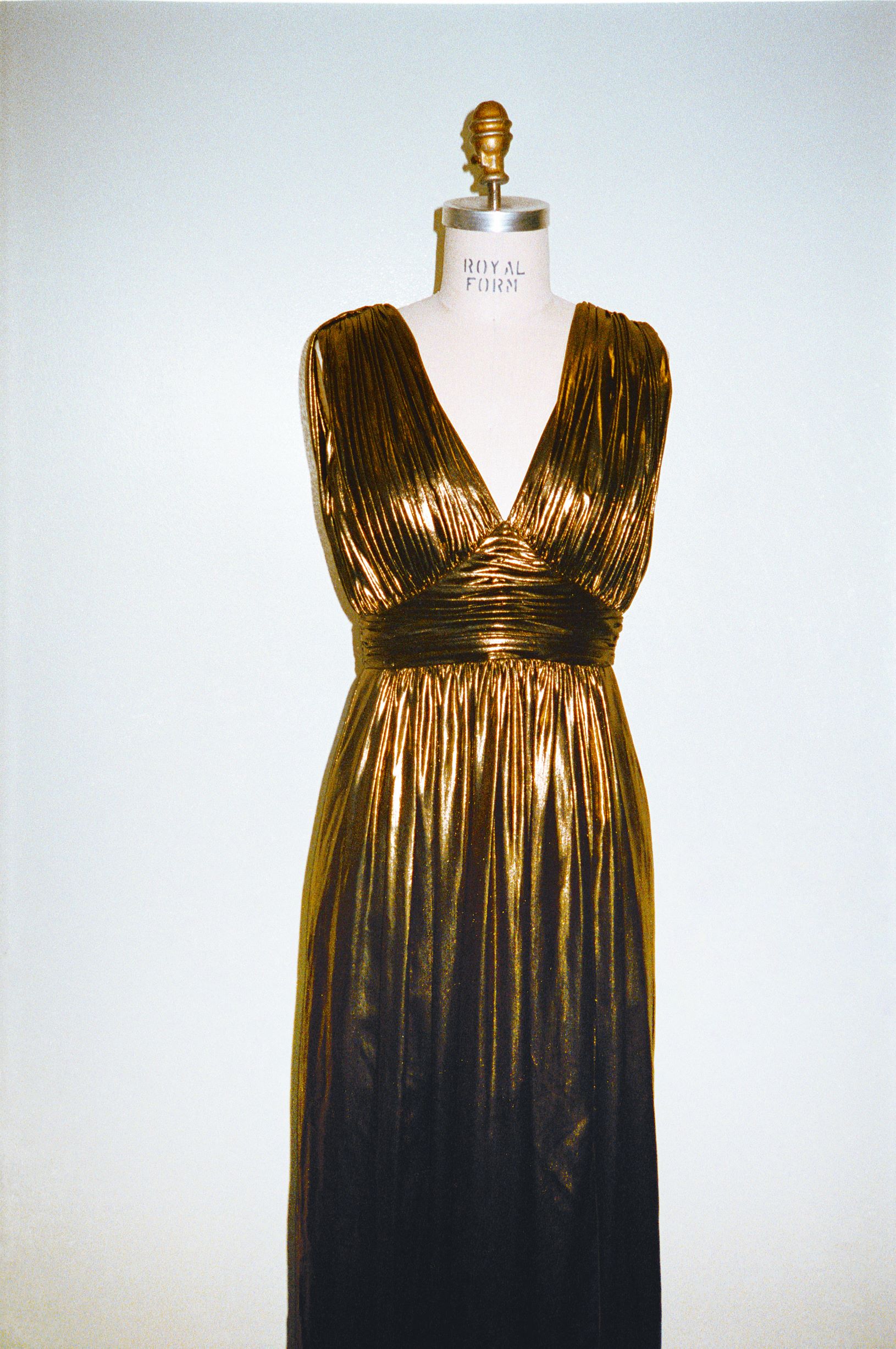The Nicole Gold Lamé Gown by Rachel Zoe. From Fashion in LA