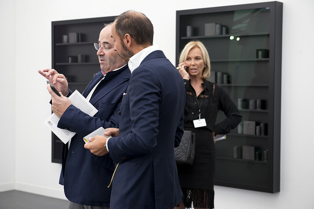 Edmund de Waal's work at the Gagosian Stand at Frieze. Photograph by Linda Nylind. Courtesy of Linda Nylind/Frieze.