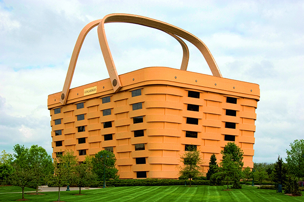 The Longaberger Basket Company building in Newark, Ohio, as featured in Wild Art