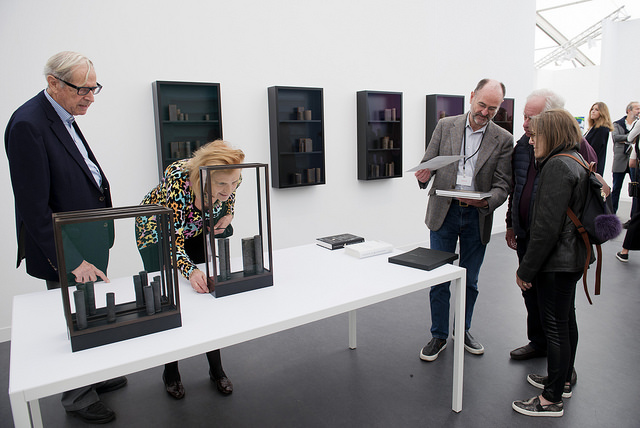 Edmund de Waal's work at the Gagosian Stand at Frieze. Photograph by Linda Nylind. Courtesy of Linda Nylind/Frieze.