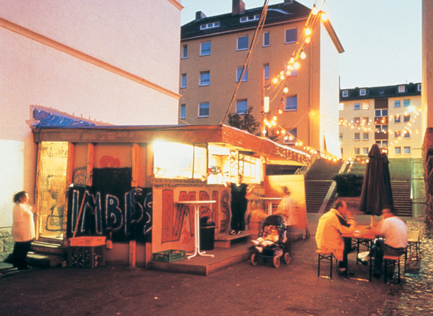  Bataille Monument (2002) by Thomas Hirschhorn,
at Documenta 11, Kassel, Germany 