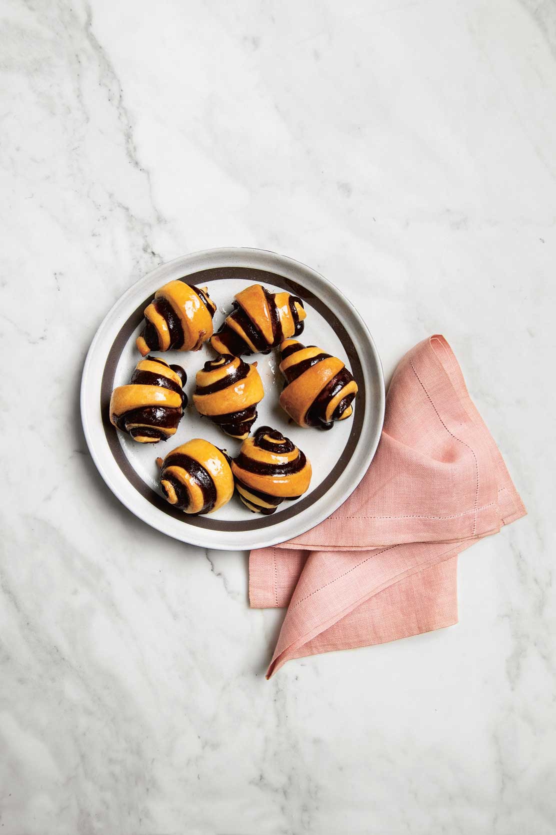 Chocolate Rugelach from The Jewish Cookbook