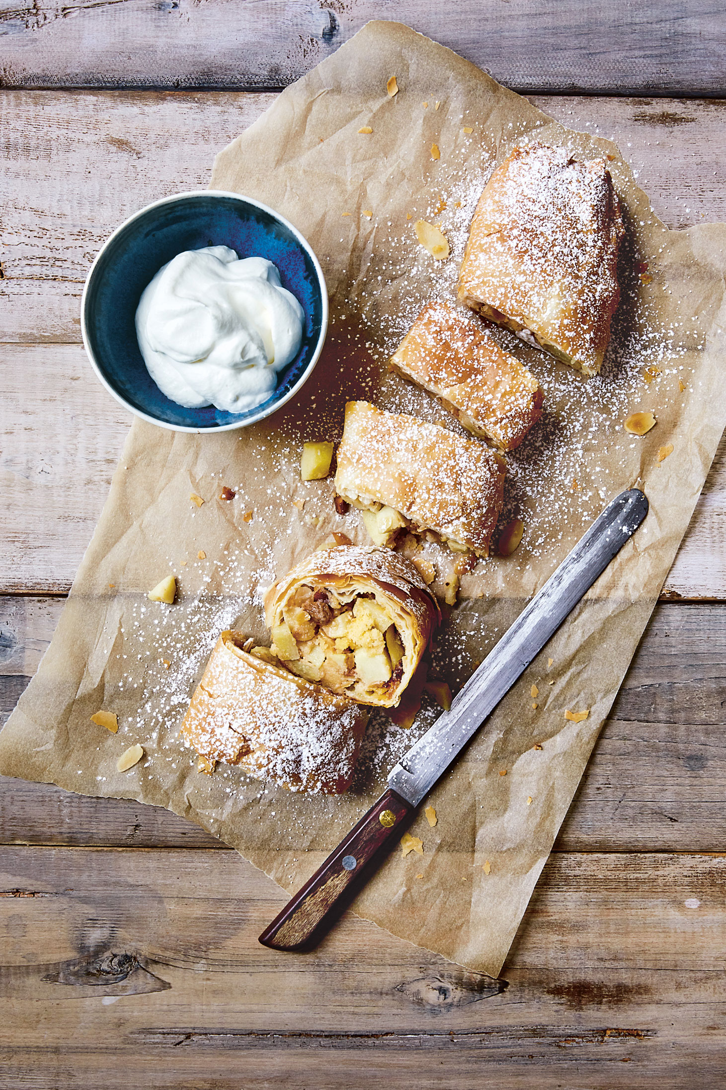 Apple Strudel. Photography by Danielle Acken from The German Cookbook