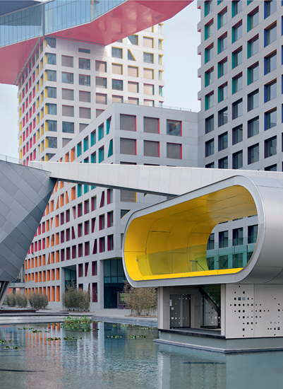 Steven Holl Architects, Linked Hybrid (2009), Beijing