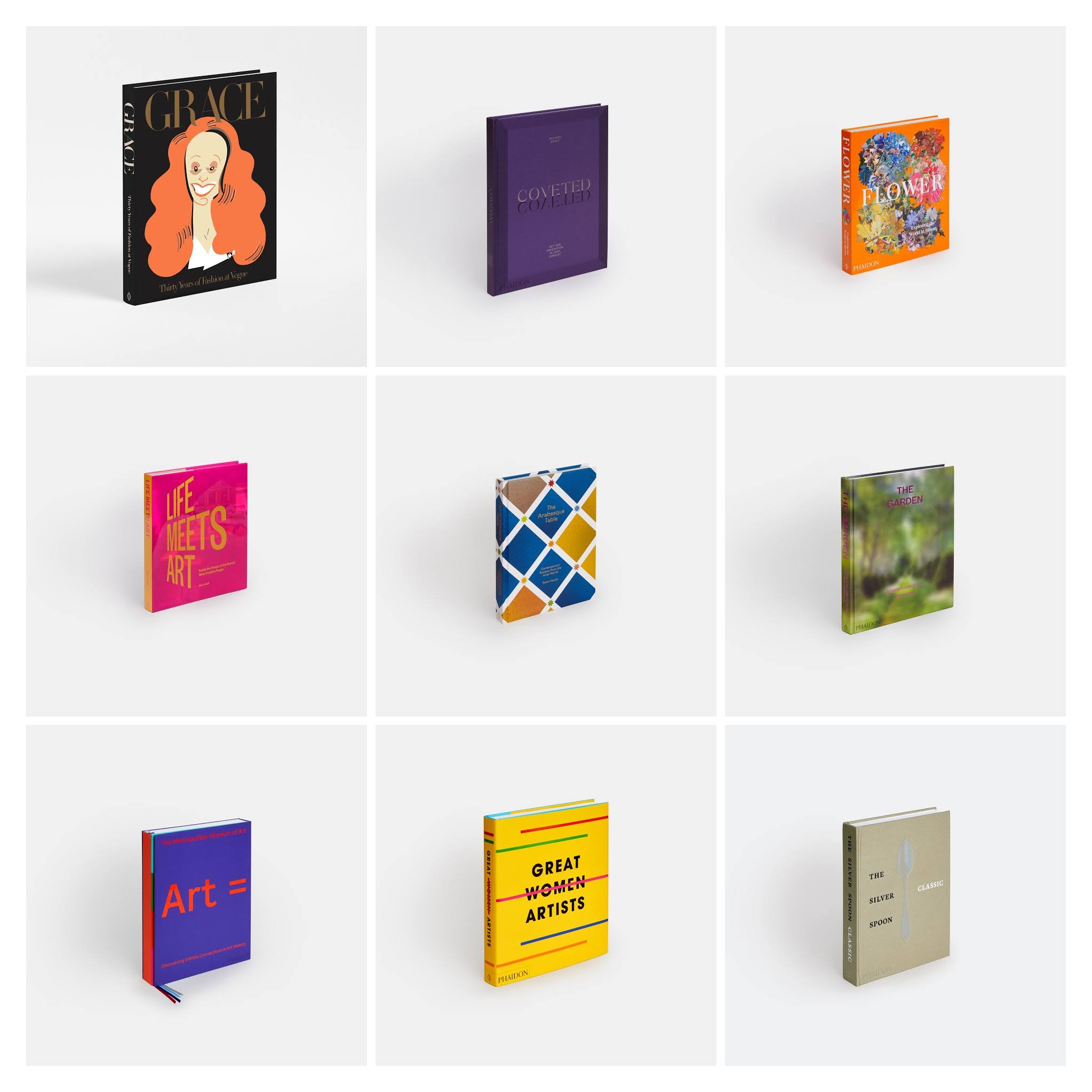 A selection of Phaidon books just perfect for Mother's Day