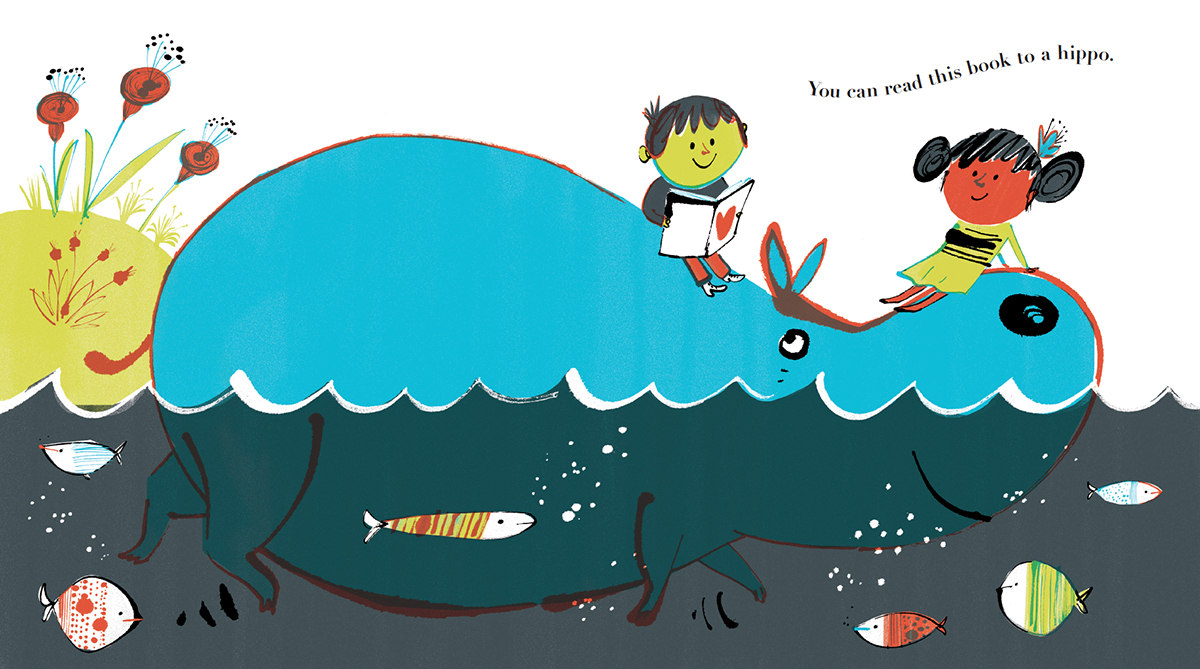 A spread from Hug This Book!