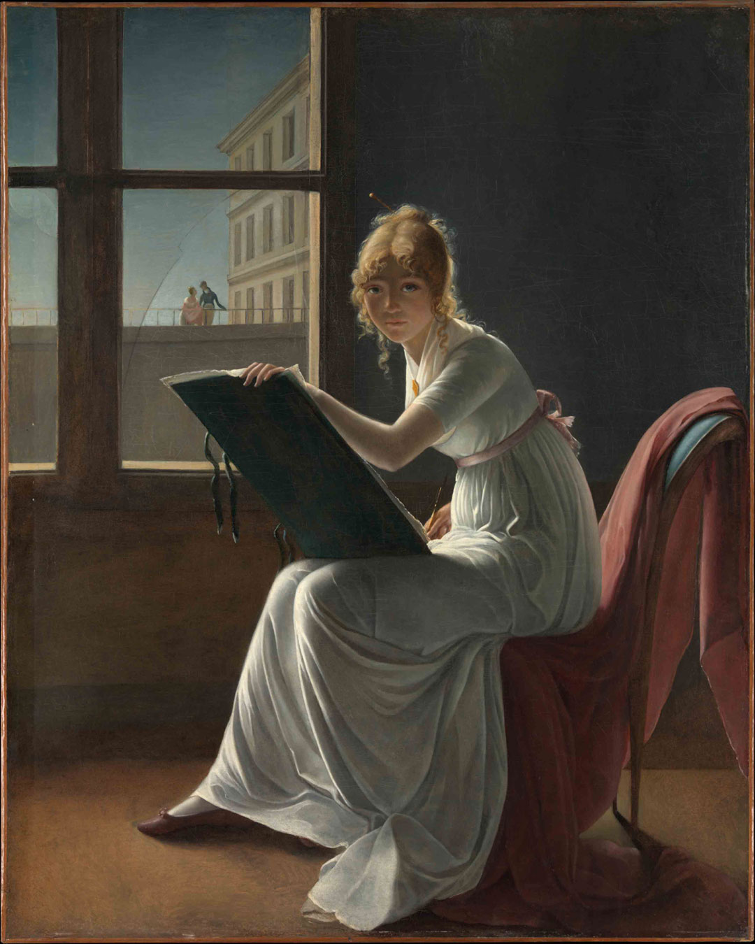 Marie Joséphine Charlotte du Val d'Ognes (1801) by Marie-Denise Villers. All images from Great Women Artists