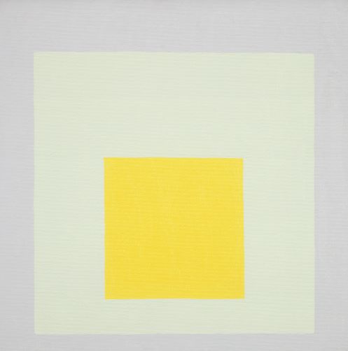 Josef Albers, Study for Homage to the Square: Impact, 1965. Oil on Masonite. 23 13/16 × 23 13/16 in. (60.5 × 60.5 cm). © 2020 The Josef and Anni Albers Foundation/Artists Rights Society (ARS), New York/DACS, London / Photo: Tim Nighswander/Imaging4Art