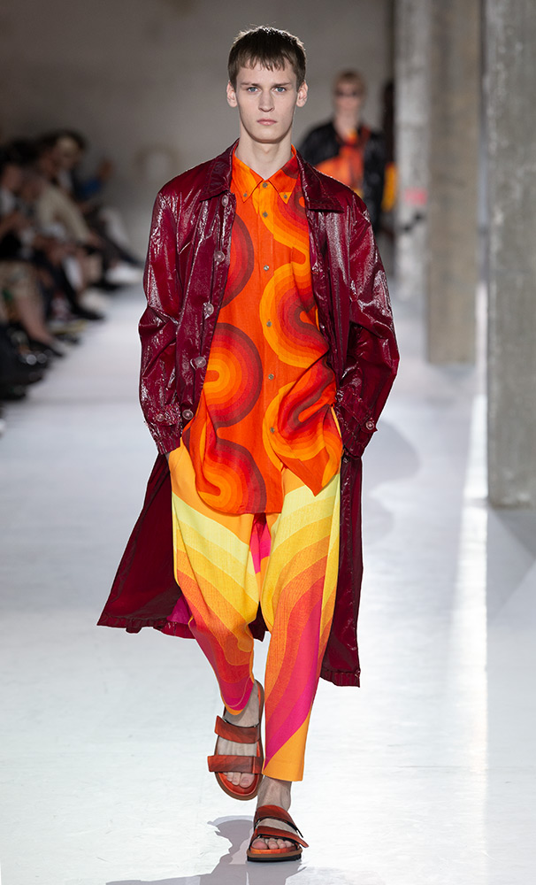 Dries Van Noten works Verner Panton into his new collection