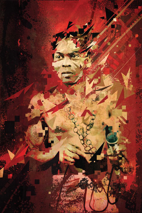 Bragga's portrait of Fela Kuti