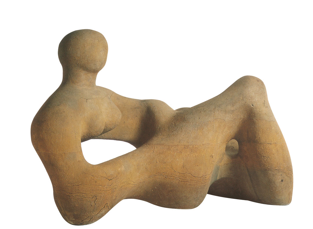 Recumbent Figure (1938) by Henry Moore, from 30,000 Years of Art