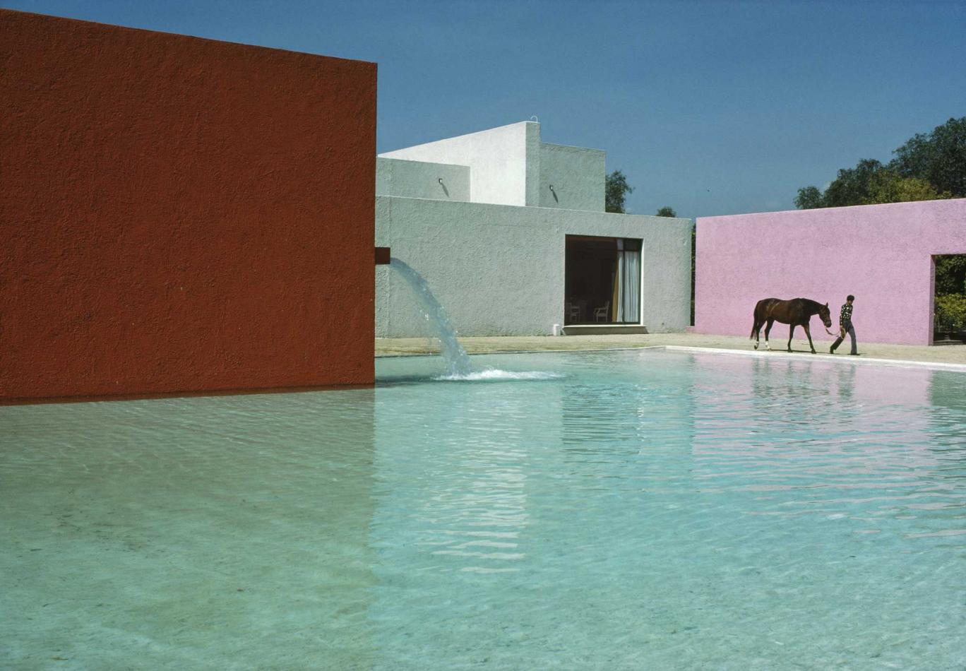 San Cristobal Stables, Mexico City by Luis Barragán. Photograph by René Burri