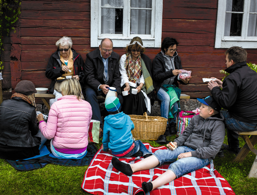 A Nordic meal, as photographed by Magnus Nilsson, for The Nordic Baking Book