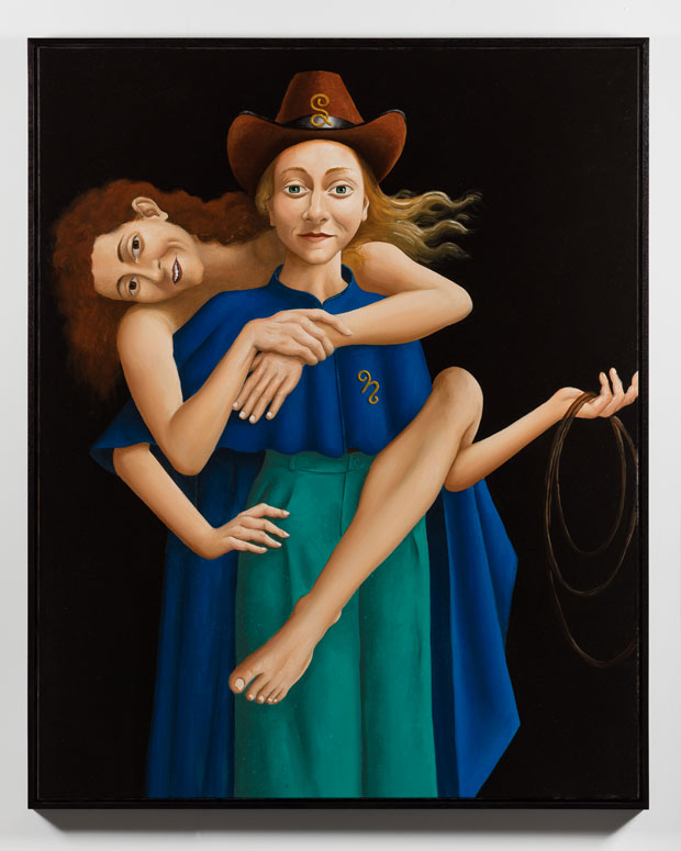 Patrizio Di Massimo Sisters in Love, 2016 oil on canvas, 150 x 120 cm Courtesy the artist and T293 Gallery, Rome Photo Credit: Mark Blower