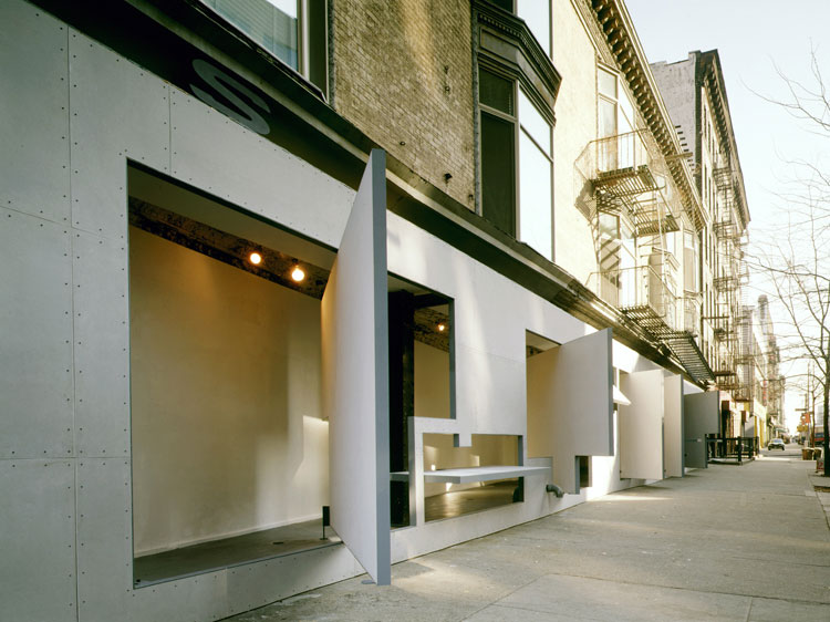 Storefront for Art and Architecture, New York, by Steven Holl and Vito Acconci 