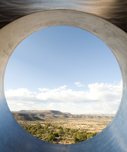 Sun Tunnels (1973) by Nancy Holt. As reproduced in Art & Place