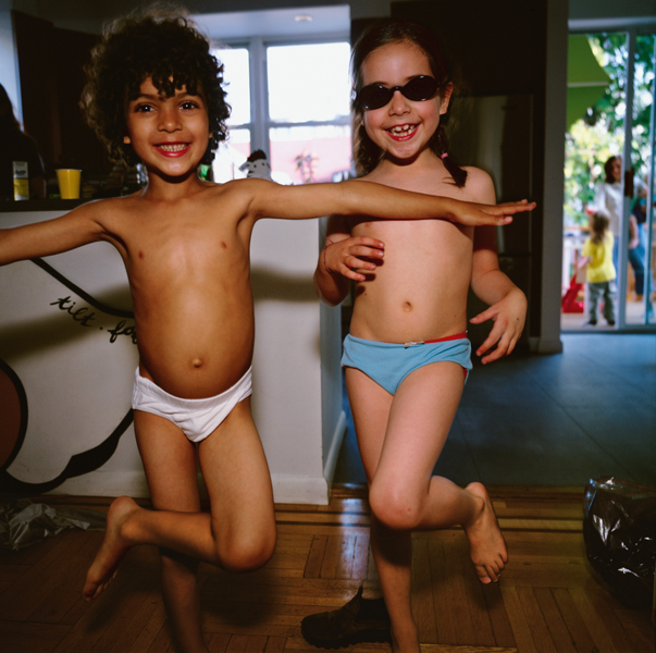 Orlando and Lily dancing, Brooklyn, 2006