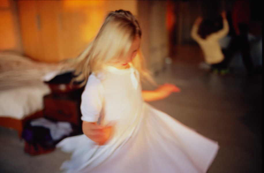 Ava twirling, NYC, 2007, by Nan Goldin