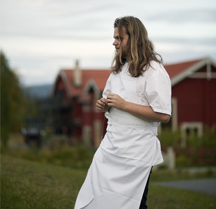 Magnus Nilsson outside Faviken