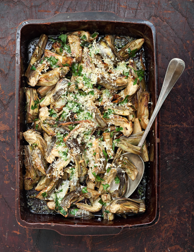 Artichokes with Parmesan