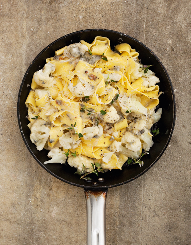 Pappardelle with Cauliflower and Gorgonzola