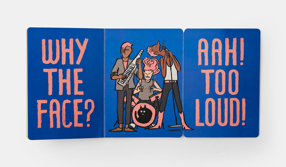 A spread from Why the Long Face?