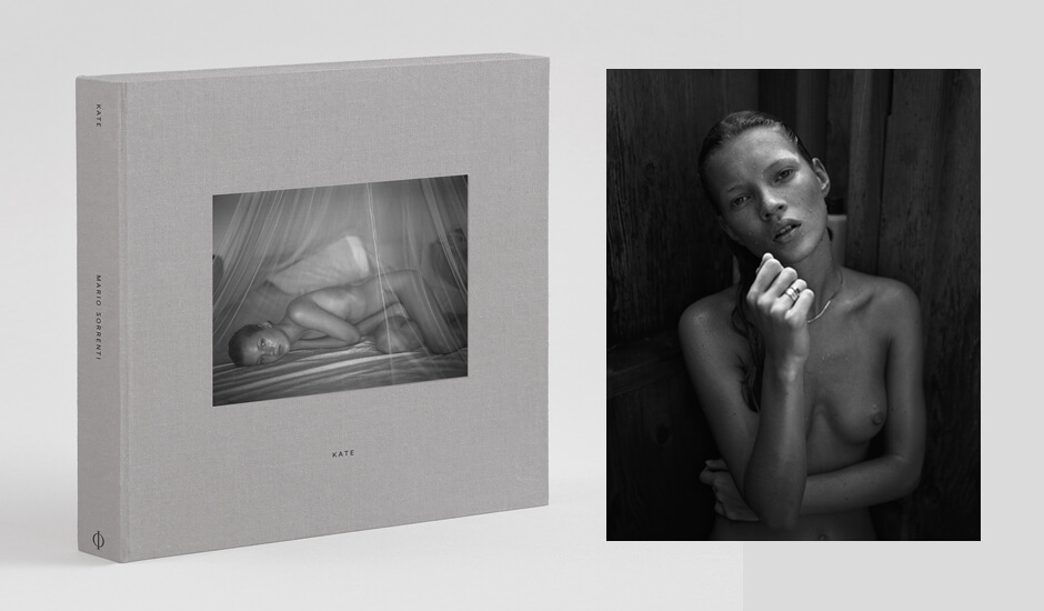 One of our limited-edition Kate Moss prints by Mario Sorrenti