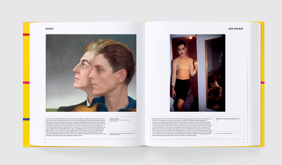 A spread from Great <s>Women</s> Artists