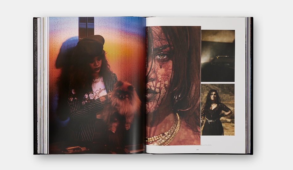 A spread from Rihanna: Fenty x Phaidon edition