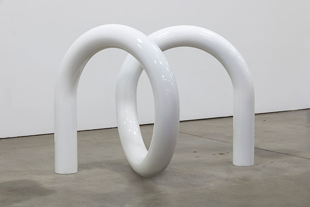 Noodle, 2015 Stainless steel and urethane paint - Carol Bove