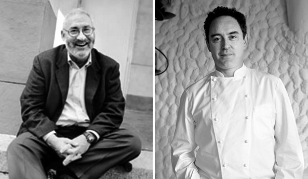 Bill Clinton and Barack Obama advisor Joseph Stiglitz is helping Ferran Adrià 