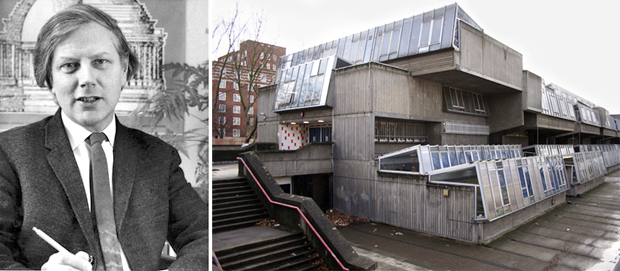 John Bancroft (l) and the Pimlico school he was synonymous with (r)