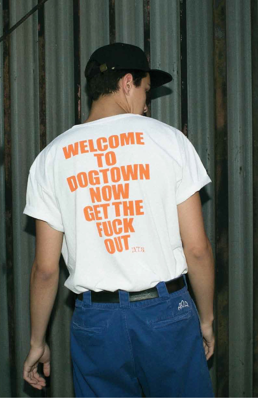 A look book image from ADAPTATION X DOGTOWN—LOCALS ONLY. Image courtesy of Adaptation