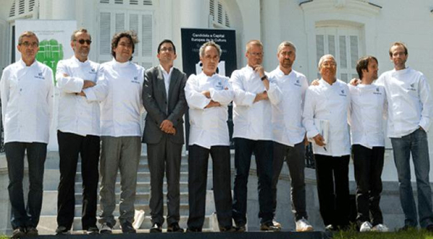 Ferran Adria and prestigious friends and comrades