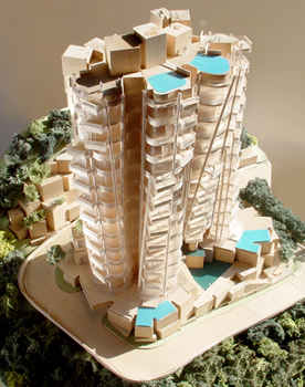 The architect's maquette for <em>Opus Hong Kong</em>