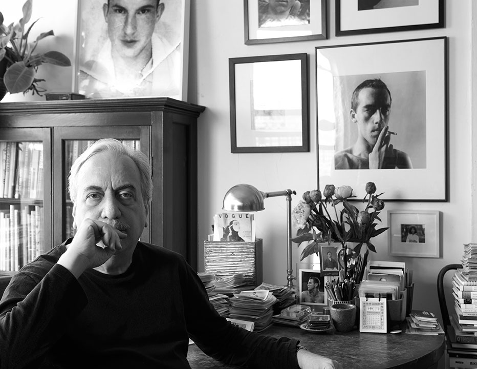 Vince Aletti photographed in his apartment by Jason Schmidt (@jasonschmidtstudio; jasonschmidtartists.com)