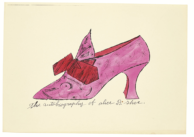 An image from Andy Warhol's A La Recherché du Shoe Perdu (c. 1955)