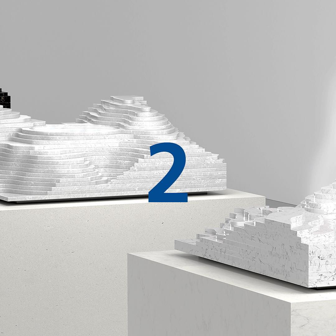 A preview image of Altered State by Snarkitecture, courtesy of Caesarstone's Instagram