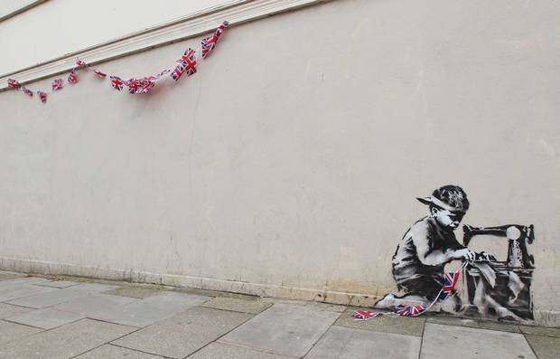 A new Banksy?  Turnpike Lane, north London