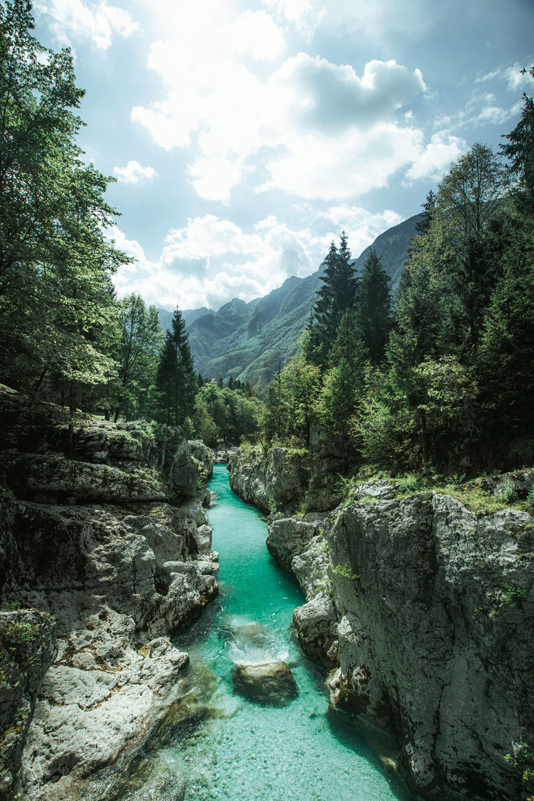 The Soca river, from Ana Roš: Sun and Rain