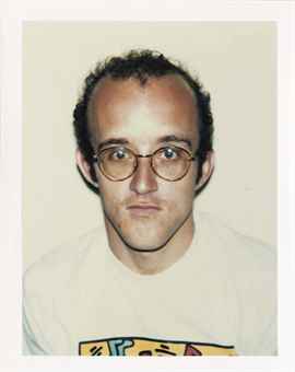 Keith Jaring (1986) Polaroid by Andy Warhol